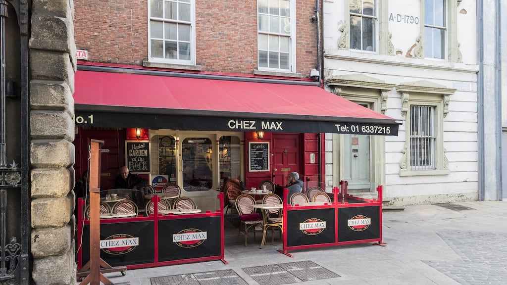 Number 2 Palace Street, Dublin 2, and its next-door neighbour, Chez Max