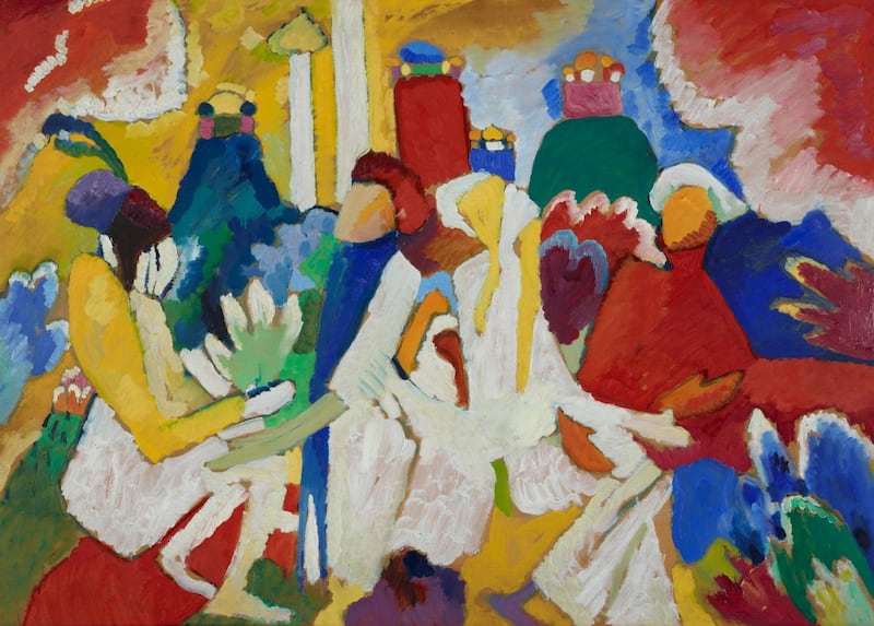 Oriental, by Wassily Kandinsky. Photograph: Städtische Galerie im Lenbachhaus und Kunstbau, Munich