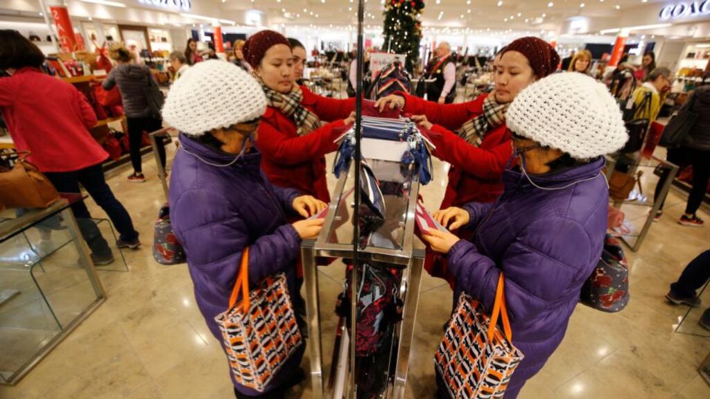 The uncertain economic outlook has meant consumers have remained relatively cautious, the latest KBC Bank Ireland/ESRI sentiment index said. Photograph Nick Bradshaw