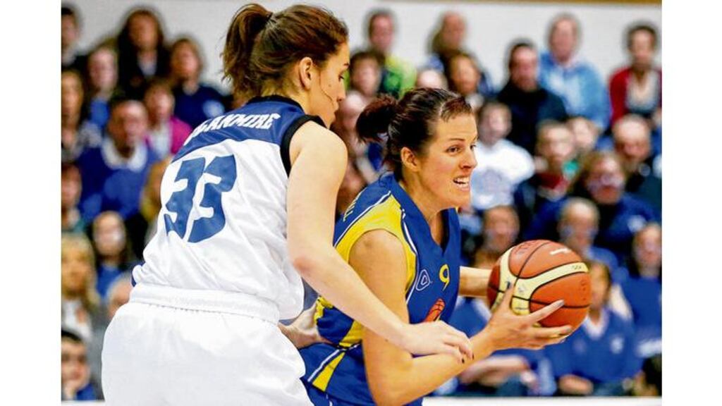 Michelle Fahy during UL Huskies 69-59 victory over Team Montenotte in January's cup final.