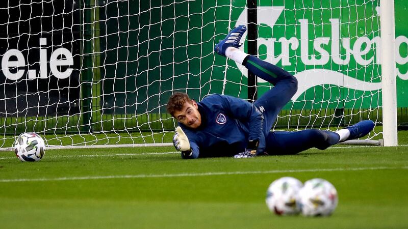 Mark Travers could start in goal for Ireland on Wednesday. Photo: Ryan Byrne/Inpho