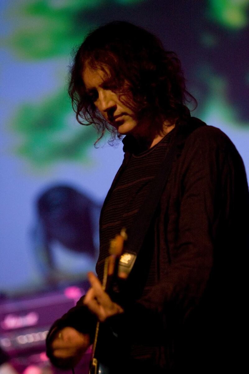 My Bloody Valentine: Kevin Shields playing with the band in New York in 2008. Photograph: Chris Ramirez/NYT