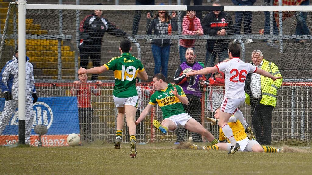 Tyrone's Martin Penrose will start against Kildare. Photograph: Russell Pritchard/Presseye/Inpho