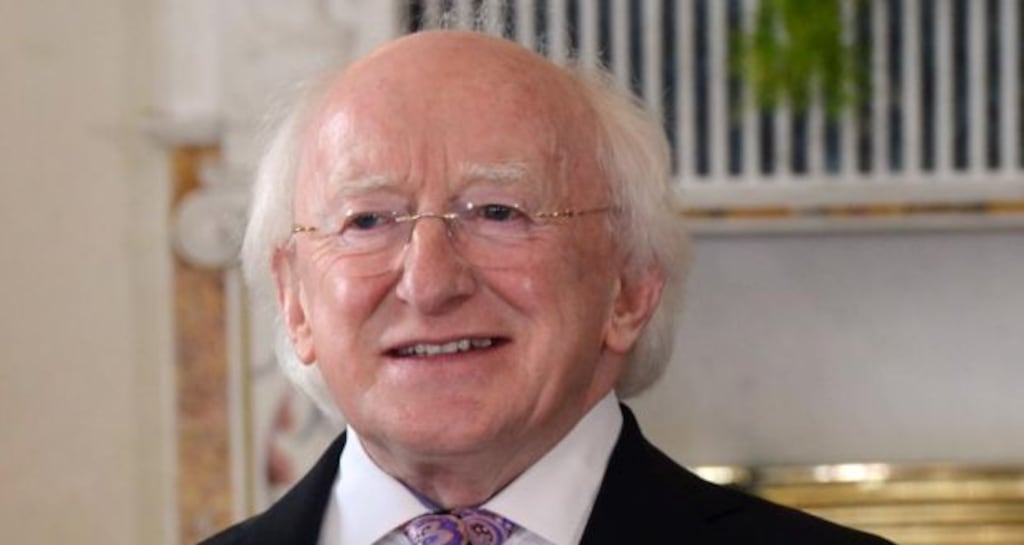 President Michael D Higgins signed the Water Services Bill into law after giving it careful consideration, a statement said. Photograph: Cyril Byrne