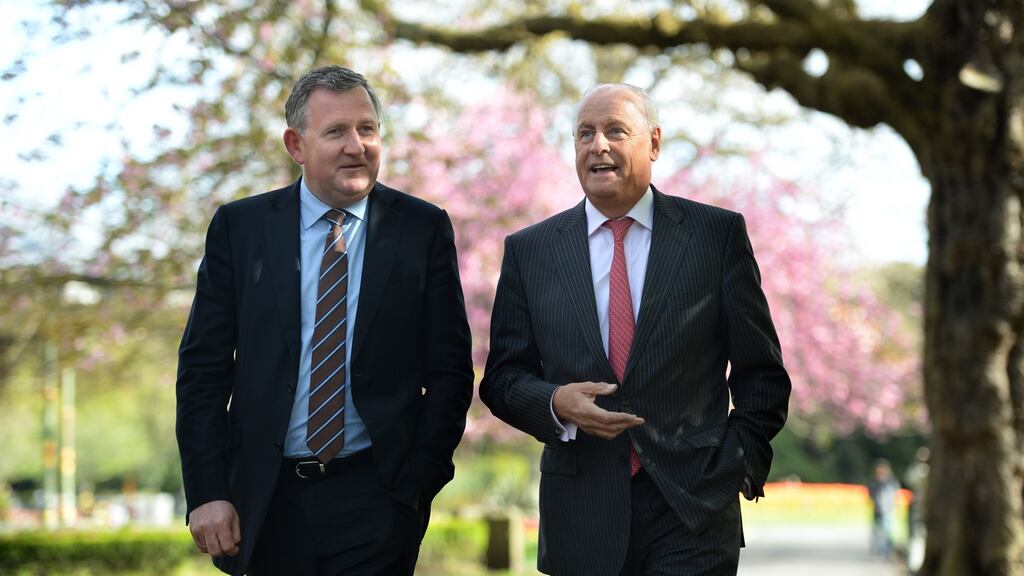 Uniphar chief executive Ger Rabbette pictured and Maurice Pratt, chairman. Photograph: Dara Mac Dónaill