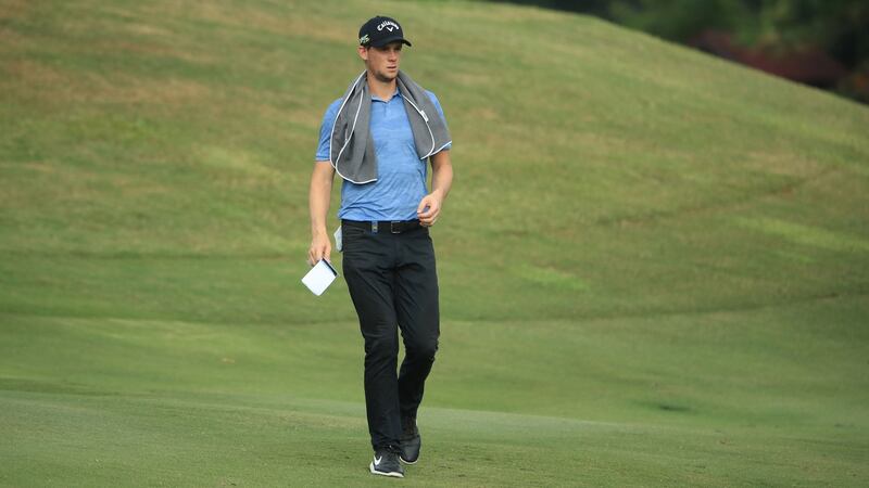 Thomas Pieters has the halfway lead in Kuala Lumpur. Photograph: Andrew Redington/Getty