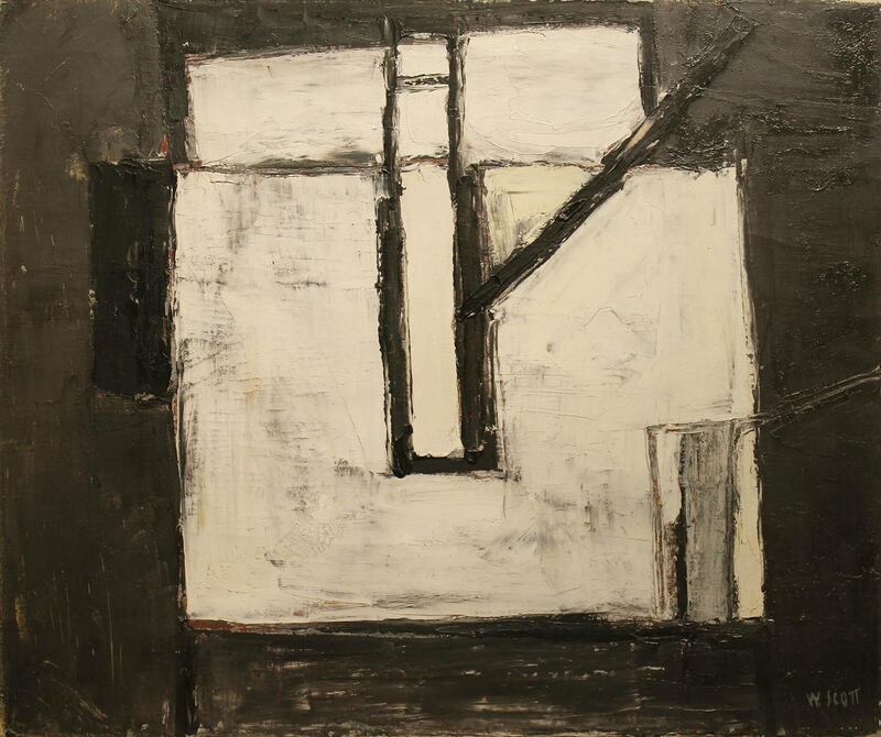 The top estimated lot at de Vere’s forthcoming sale – William Scott’s ‘Black and White Coffee Pot’, €60,000-€90,000