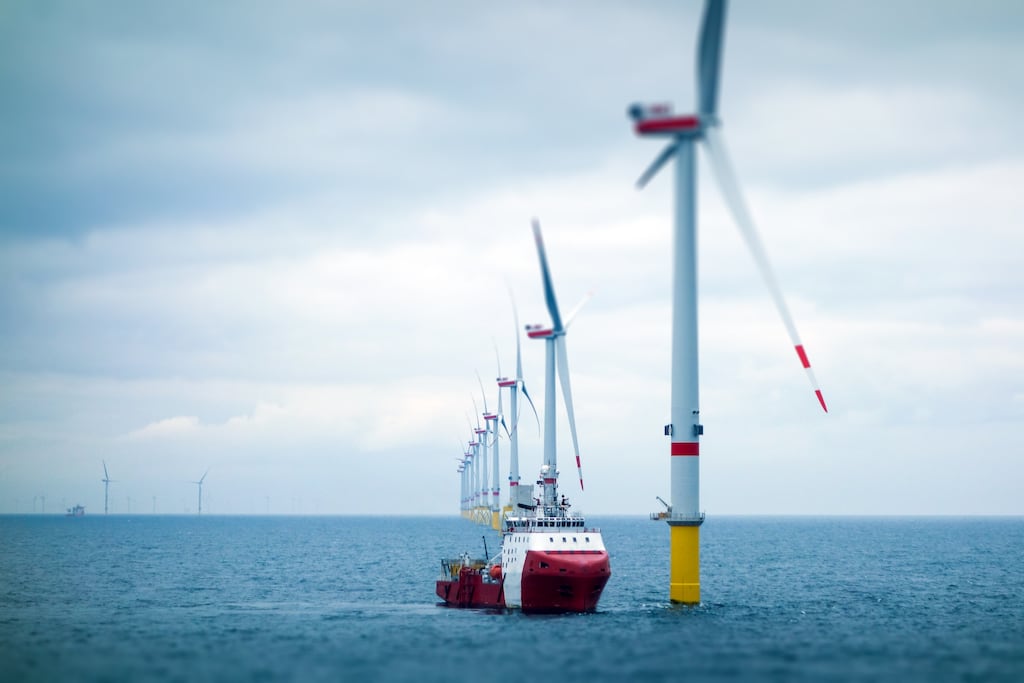The Government plan to identify the next generation of windfarm sites will include placing offshore sites in hostile Atlantic areas. Photograph: iStock