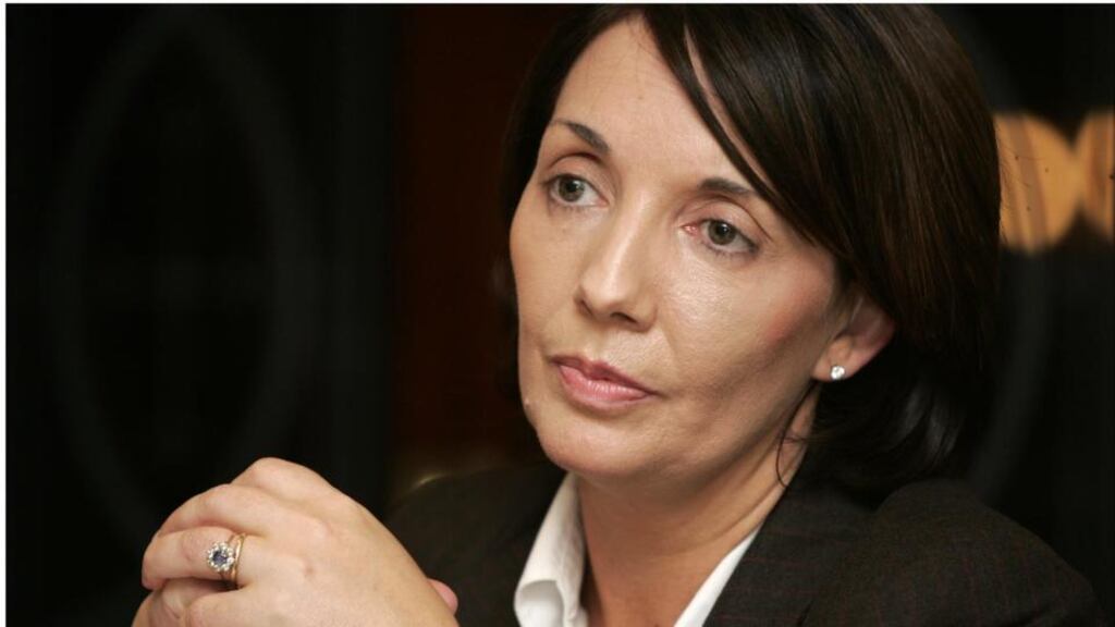 Chief Executive Patricia Byron at the Personal Injuries Assessment Board progress report in Dublin yesterday. Photograph: Dara Mac Dónaill