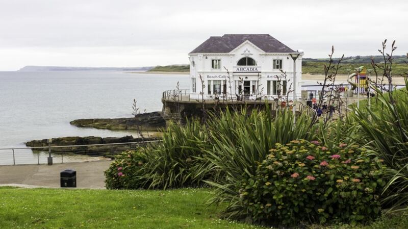 Arcadia Beach (formerly known as Ladies Beach), in Portrush, can be wild in winter.