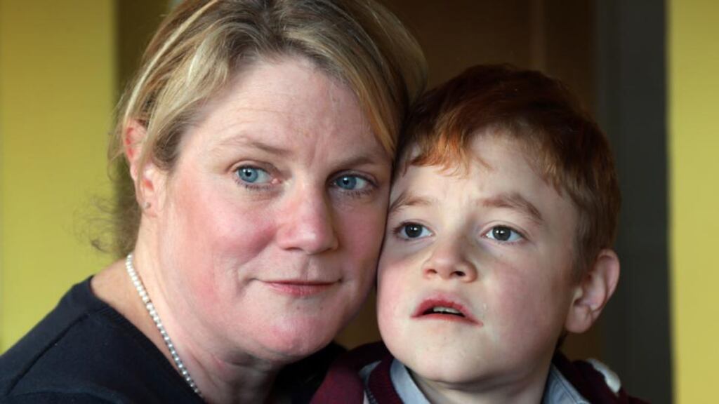 Ann Brehony with her son, Rory Barrett. Photograph: Joe O’Shaughnessy
