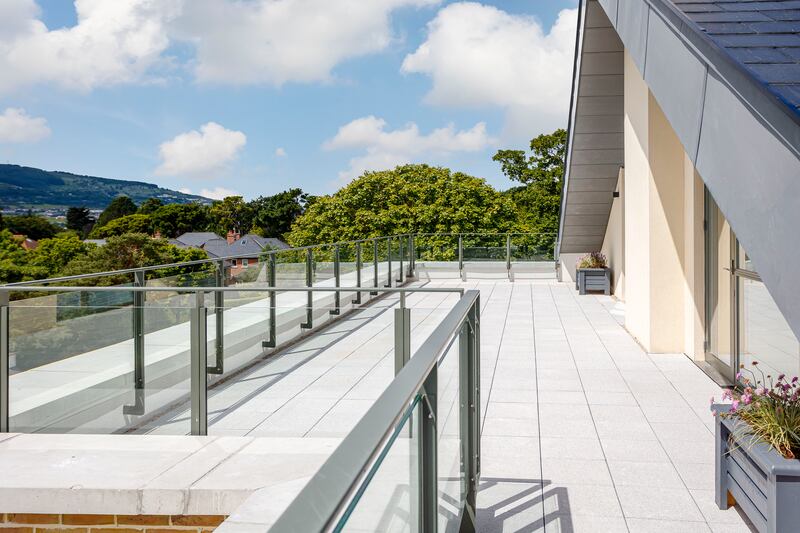 Large balconies at Brennanstown Wood provide great views