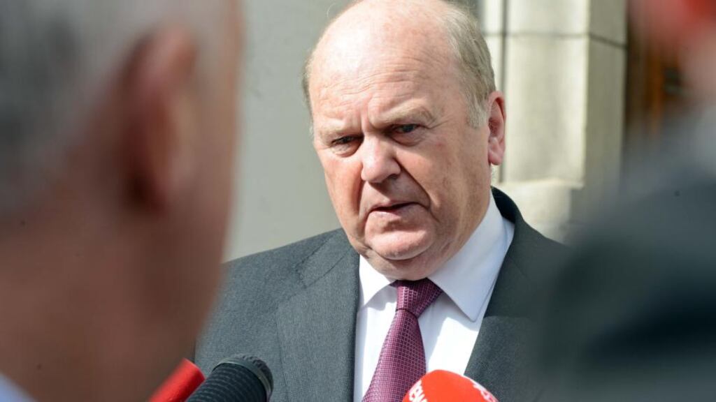Minister for Finance Michael Noonan: perhaps creating some financial wriggle room for himself ahead of the budget. Photograph: Eric Luke