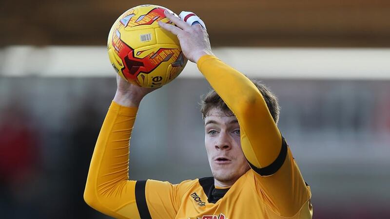 Kevin Feely in action for Newport County, on loan from Charlton, in  January 2015. After two seasons with Bohemians, Feely joined Charlton joined in 2012. In 2015, he returned to Ireland. Photograph: Pete Norton/Getty Images