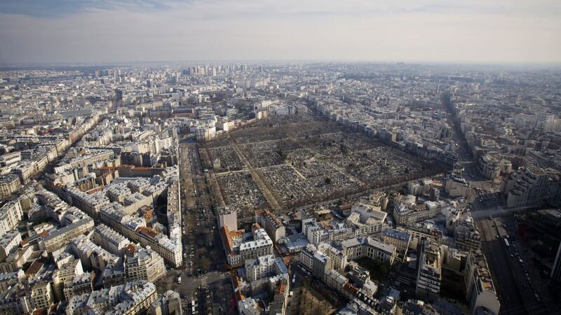 Montparnasse Cemetery: Anne Hidalgo, the socialist mayor of Paris, didn’t want Michel Déon buried in the city. Photograph: Loïc Venance/AFP/Getty