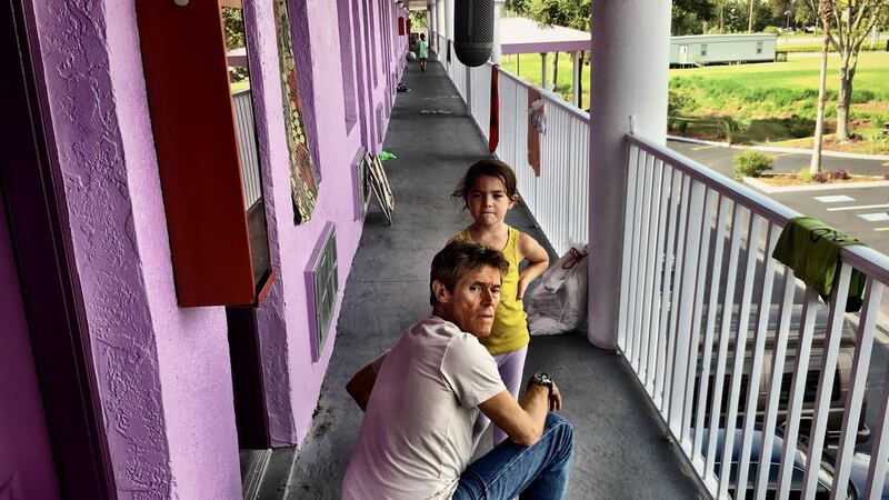 Willem Dafoe and Brooklynn Prince in The Florida Project (2017)