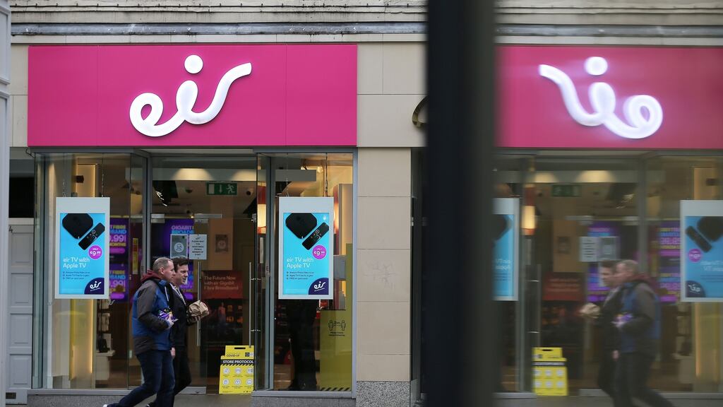 An Eir retail outlet in Dublin. The company was the worst performer among a group of 151 companies rated for their customer service during the past year. Photograph: Nick Bradshaw for The Irish Times