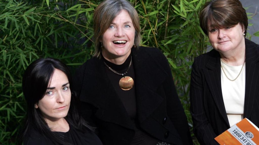 Rachel Mullen, Margaret Martin and Ursula Regan of  Women’s Aid. Photograph: Eric Luke