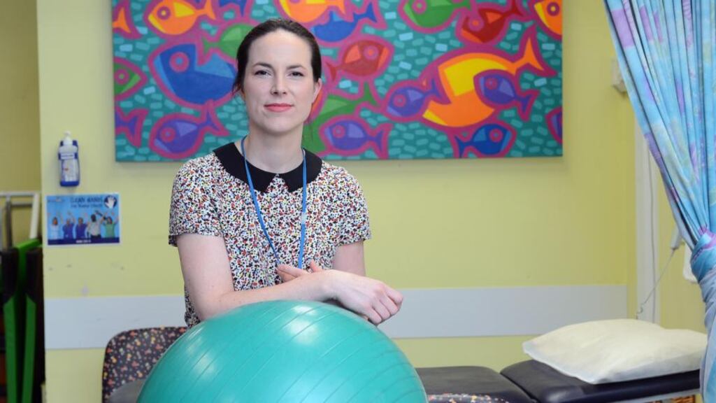 Grace O’Malley, a chartered physiotherapist, who works in the Healthy Lifestyles programme at Temple Street Children’s Hospital, Dublin. Photograph: Eric Luke