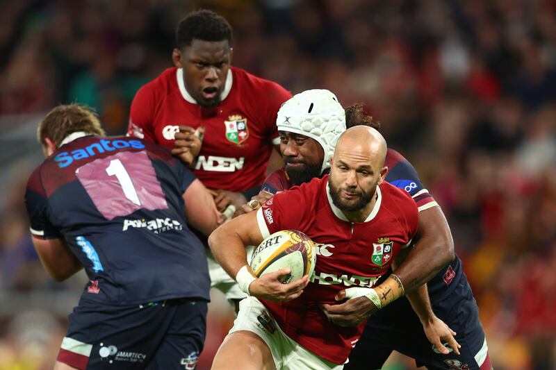 Scrumhalf Jamison Gibson-Park made his Lions debut against the Reds. Photograph: Chris Hyde/Getty Images