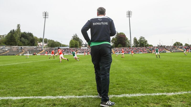 Rory Gallagher: “I don’t buy into a small county or having small numbers as an excuse for lack of success or a limited performance.” Photograph: James Crombie/Inpho