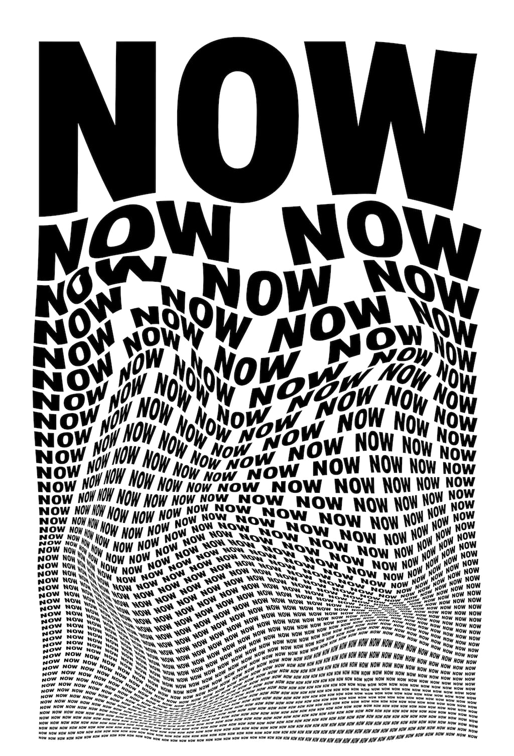 'Now' can be presented as a sort of offering when sharing a piece of shocking but thrilling news. Photograph: Getty Images