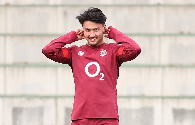Fit-again Marcus Smith is set to start on the bench for England against Ireland. Photograph: Warren Little/Getty Images