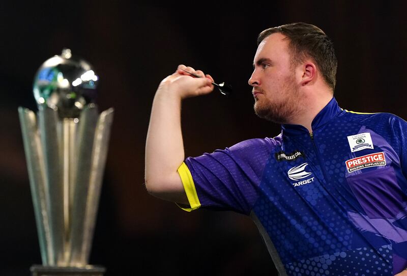 Luke Littler finished runner-up in the World Darts Championship. Photograph: Zac Goodwin/PA Wire