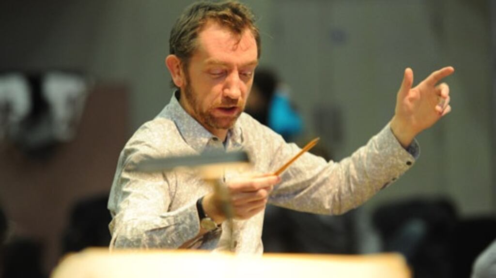 David Brophy, who conducted the SinfoNua at the National Concert Hall last weekend