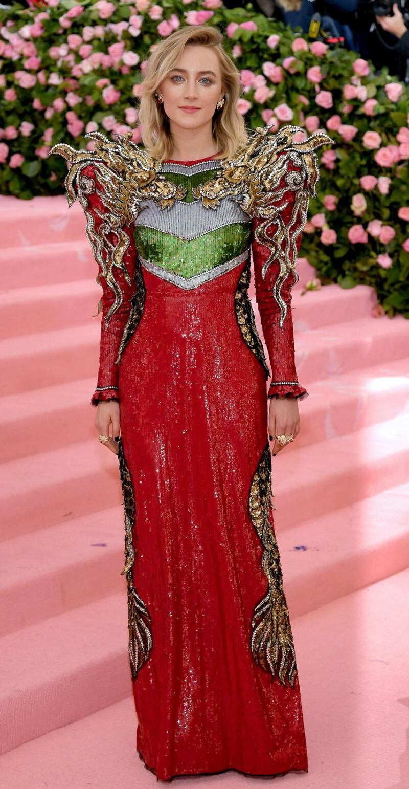 Met Gala 2019: Saoirse Ronan. Photograph: Neilson Barnard/Getty