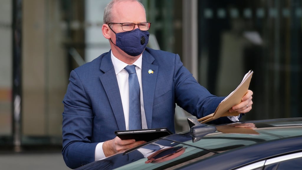Minister for Foreign Affairs Simon Coveney: Has reassured the nation’s kids that Santa is exempt from travel restrictions. Photograph: Crispin Rodwell
