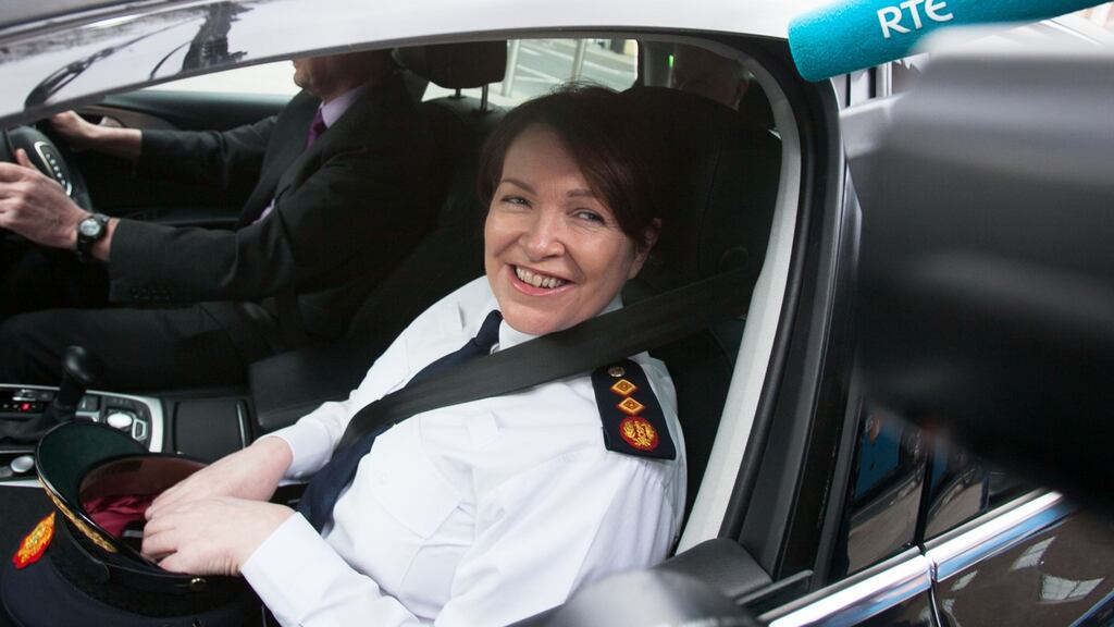 Garda commissioner Nóirín O’Sullivan arrives for a Justice and Equality Committee meeting. Photograph: Collins