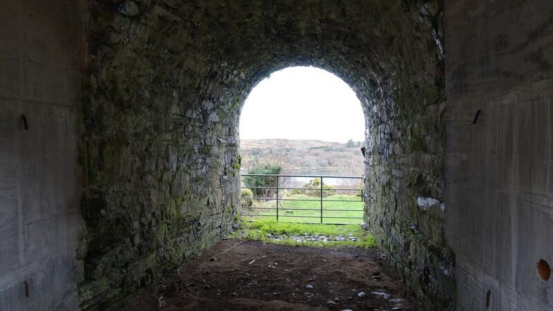 The archway at Collorus on the Beara Peninsula where some locals believe Bridget Noble was put to death