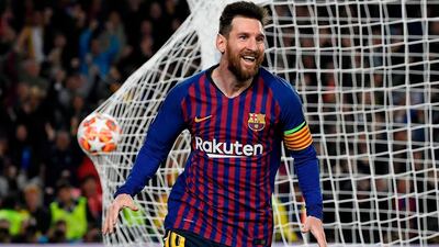 Barcelona and Argentina forward Lionel Messi.
