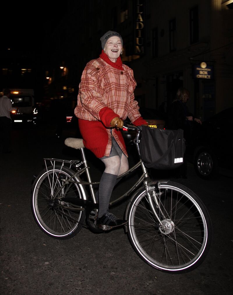 Vivienne Westwood arriving for the Nicky Haslam book launch party, at Aqua in central London, in 2009. Photograph: Yui Mok/PA