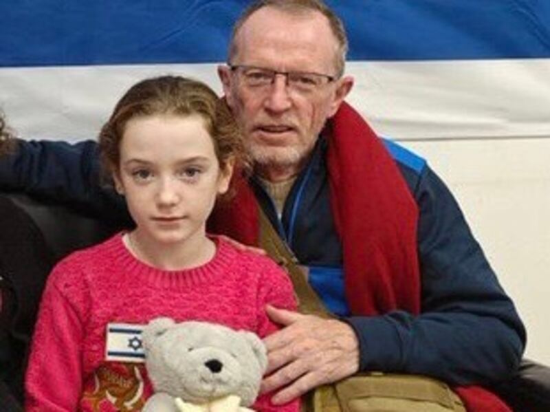 Emily and Thomas Hand reunited after her release by Hamas