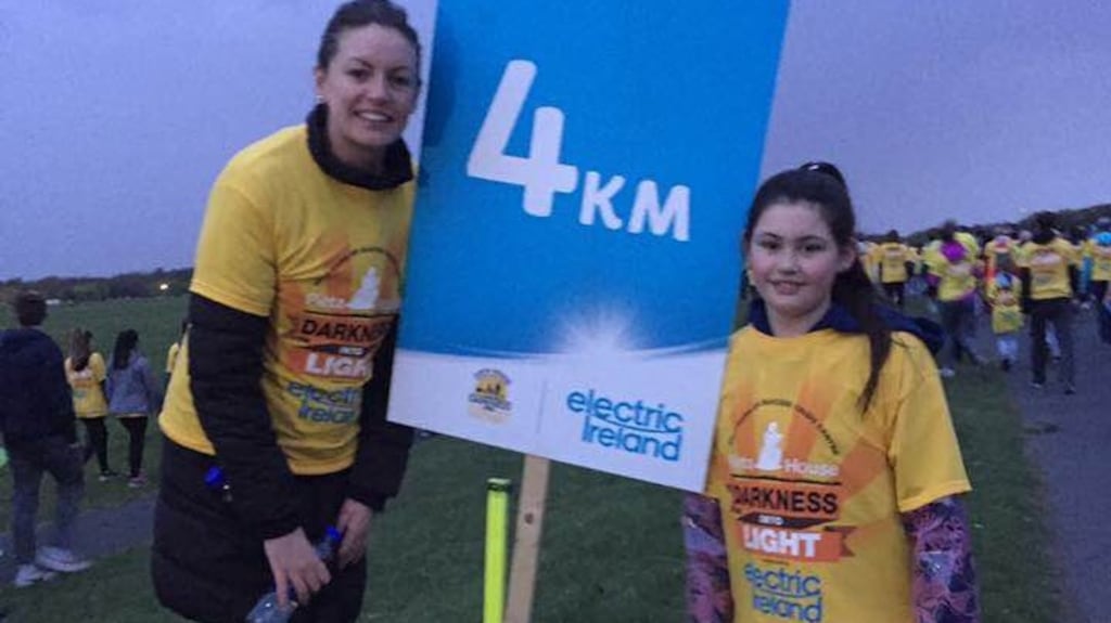 Erica Fleming with her daughter Emily. Erica has been denied access to a back to education grant.