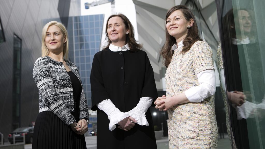 Noreen Grogan, Intertrust Ireland share plan services manager, Imelda Shine, Intertrust Ireland’s managing director and Lelia O’Hea, director of the company’s corporate business unit. Photograph: Chris Bellew/Fennell Photography.