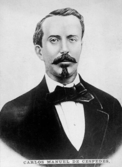 Carlos Manuel de Cespedes (1819-1874), president of the Republic of Cuba in Arms, c1910. Photograph: The Print Collector/Print Collector/Getty Images