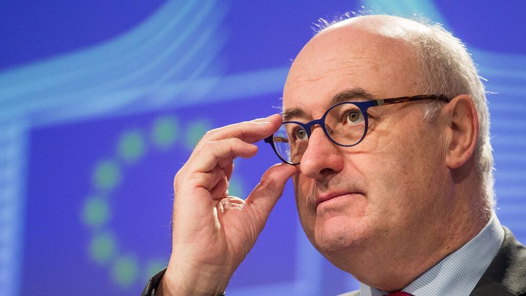 Phil Hogan. Photograph: Stephanie Lecocq/EPA