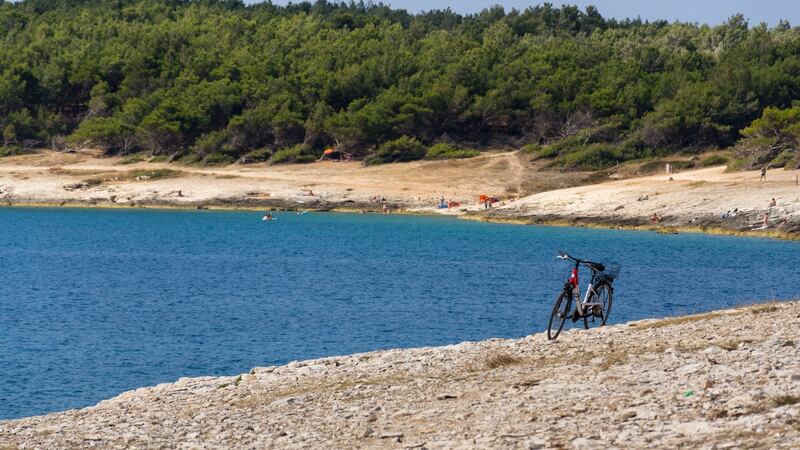 A stony beach on the Kamenjak peninsula by the Adriatic Sea in Croatia. Photograph: iStock/Getty Images