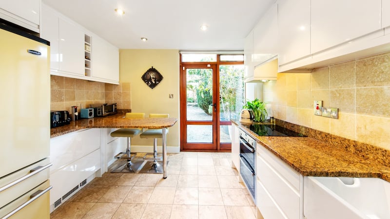 Kitchen at 15 Waterloo Lane, Ballsbridge, Dublin 4.