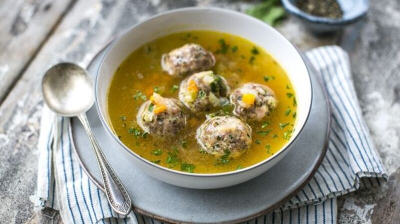 Chicken dumpling soup for the soul