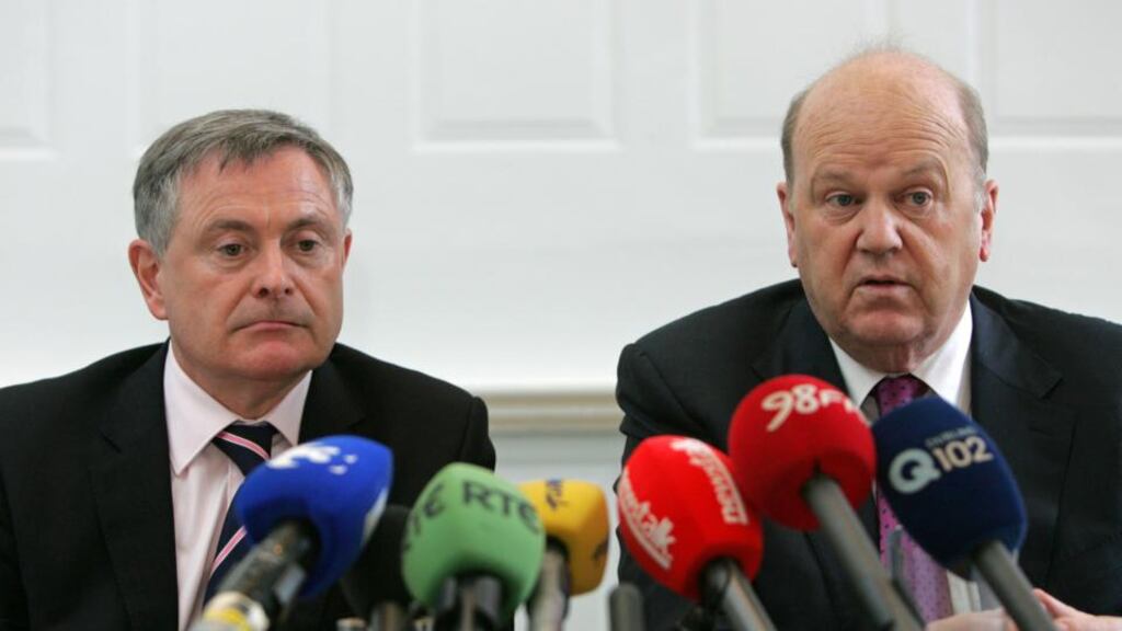 Brendan Howlin and Michael Noonan: there have been gains in credibility won by our delivery of what was promised.