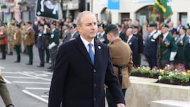 Taoiseach and NI Secretary lay wreaths at Remembrance Sunday ceremony in Enniskillen