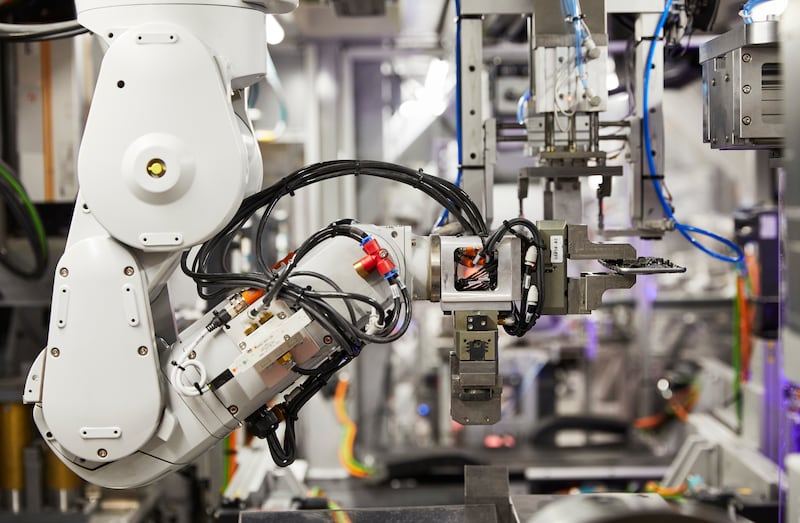 Apple's Daisy robot.