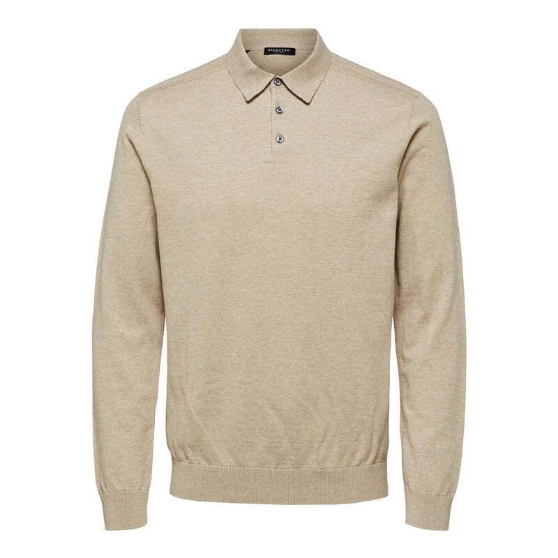 Long sleeve polo shirt, €50, Selected Homme, Arnotts