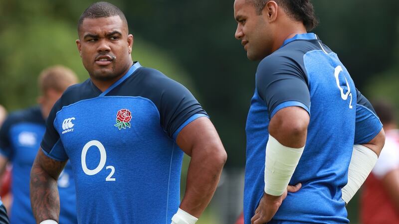 England duo Kyle Sinckler and Billy Vunipola can leave their mark in Japan. Photograph: David Rogers/Getty)