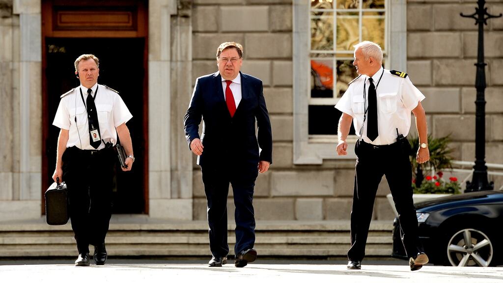 Former taoiseach Brian Cowen  left the inquiry hearings without suffering further blows to his reputation. Photograph: Cyril Byrne/The Irish Times