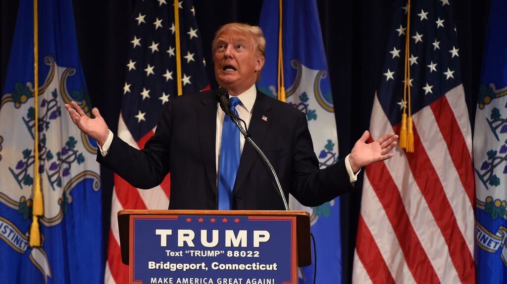 US Republican presidential candidate Donald Trump: though he has won more states than Ted Cruz, the Texan senator hopes to keep him from earning the 1,237 delegates needed to secure the nomination at the convention. Photograph: Timothy Clary/AFP/Getty Images